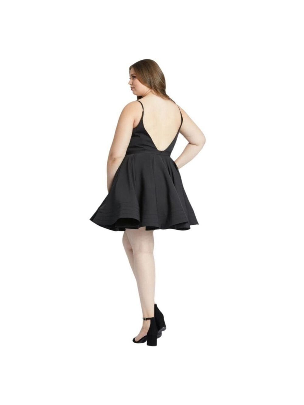 Mac Duggal Dress, Black, Size 14 - Picture 3 of 4